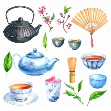 Čajové nádobí, Příslušenství